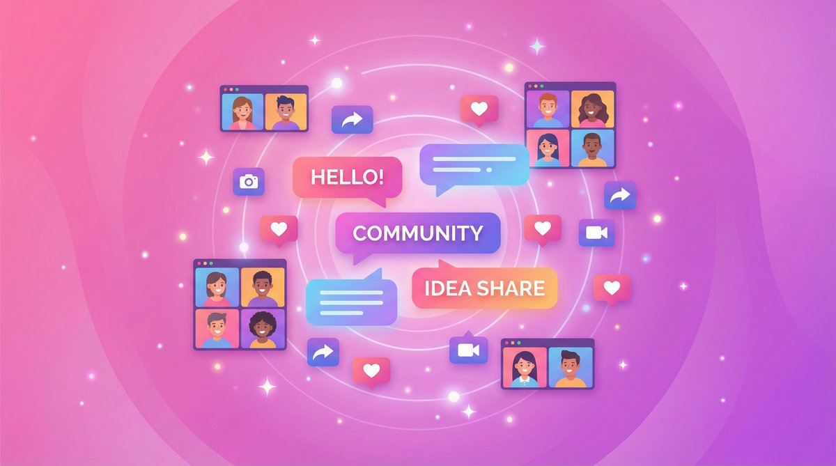 抖音风传媒社区美图