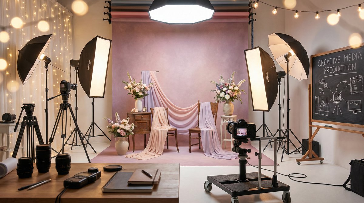 抖音风传媒-创意写真摄影传媒演示